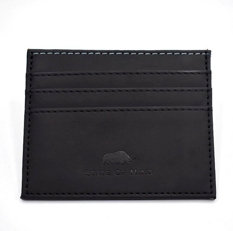 Vegan Leather Wallet - Black
